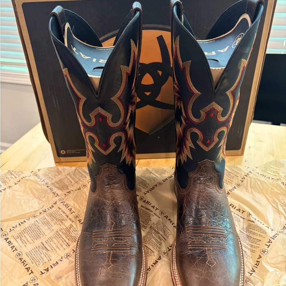 Ariat Tombstone Wide Square Toe, 13” tall